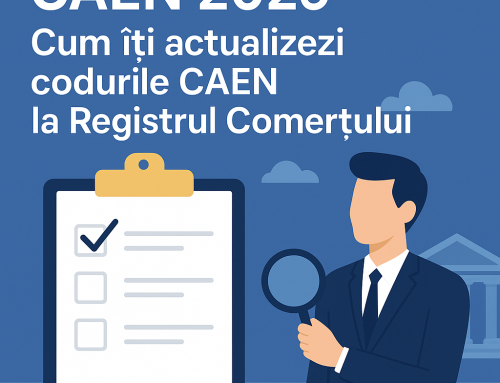 CAEN 2025: Cum îți actualizezi codurile CAEN la Registrul Comerțului (ghid complet)